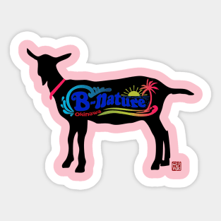 B-Nature Goat Sticker